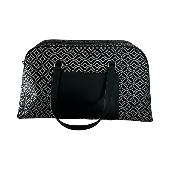 MICHAEL KORS Logo Metallic Jet Travel 3 pieces Wristlet, Duffel & Satchel Bag - Picture 3 of 10